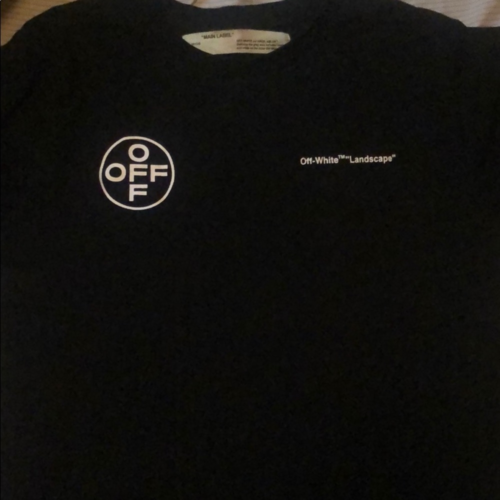 Off white landscape shirt